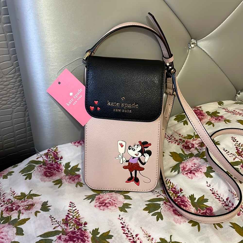 kate spade♠️minnie mouse ns phose crossbody bag